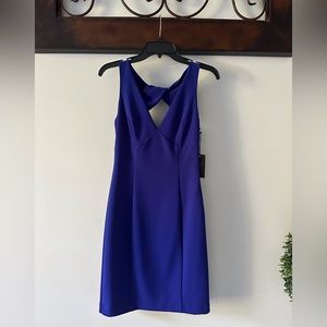 Vince Camuto Royal blue v-neck dress